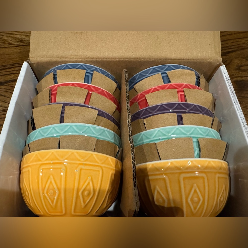Trudeau Porcelain Bowls Set - Multicolor (FIRM PRICE) - Picture 4 of 5